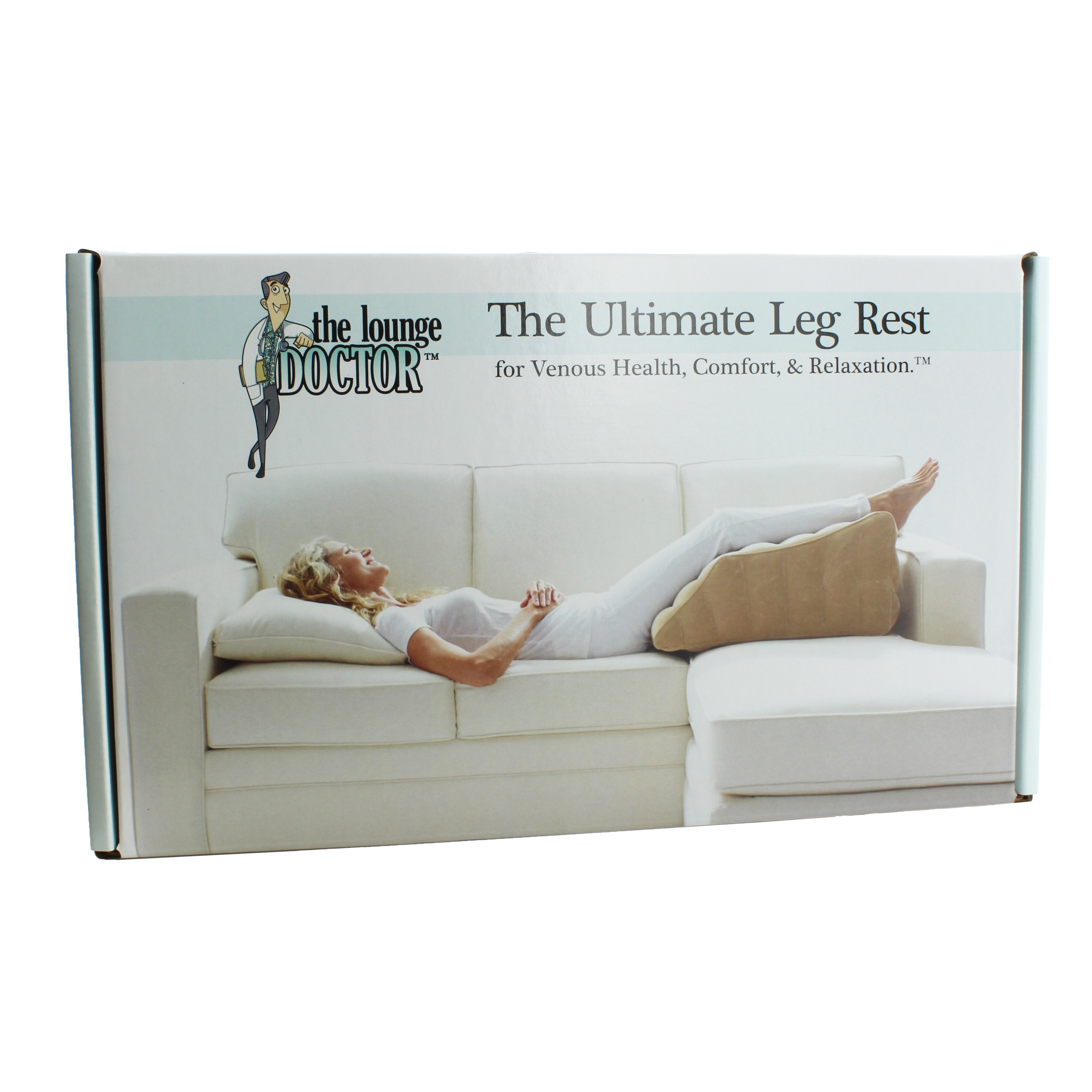 Lounge Doctor Extra Wide Leg Rest With Cooling Gel Memory Foam